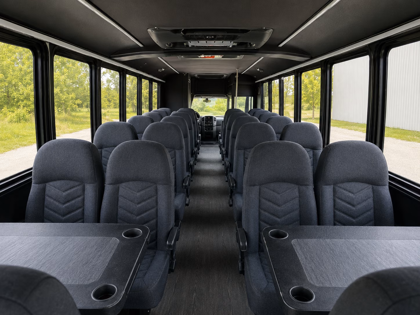 coon rapids 15 passenger minibus interior