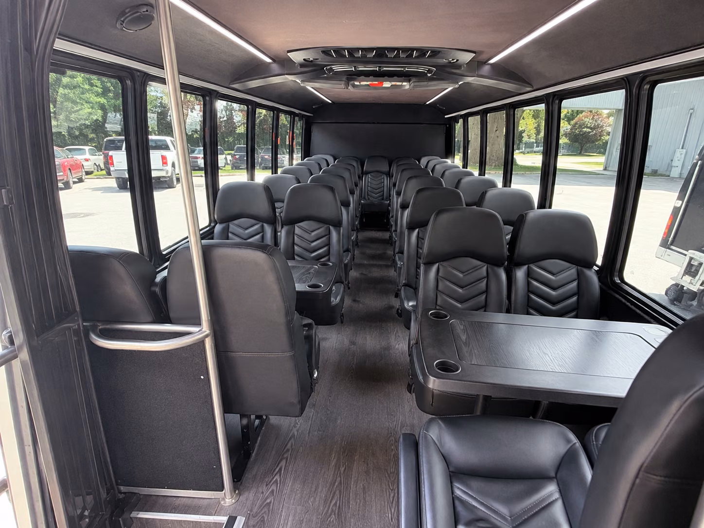 coon rapids 18 passenger minibus interior