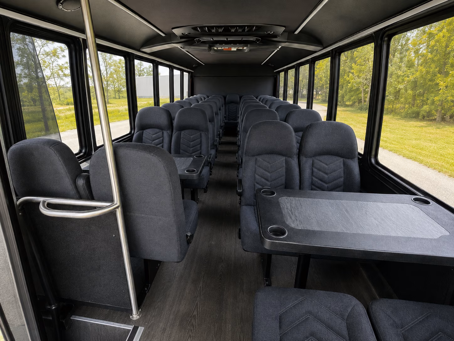coon rapids 20 passenger minibus inside