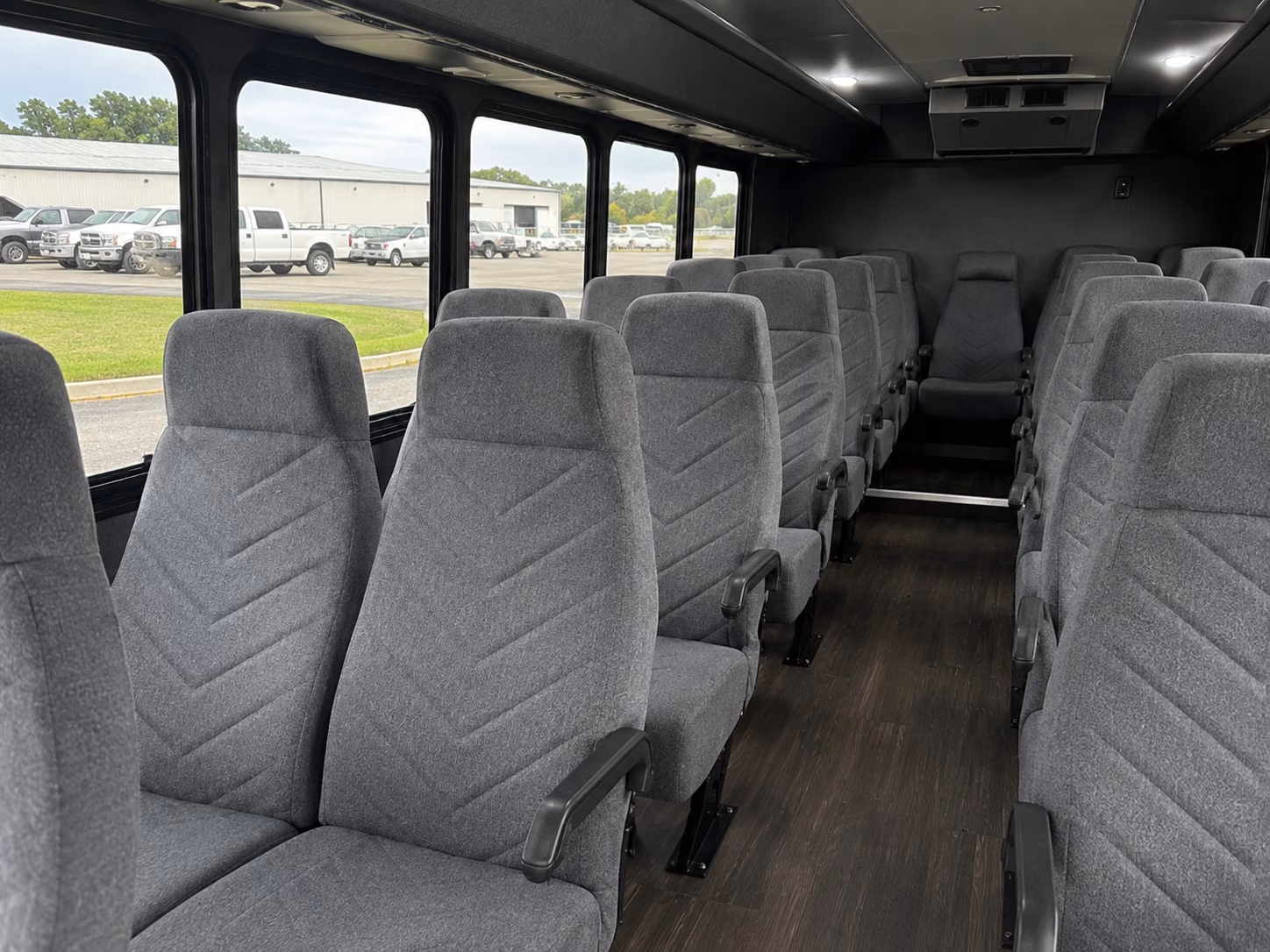 coon rapids 20 passenger minibus interior