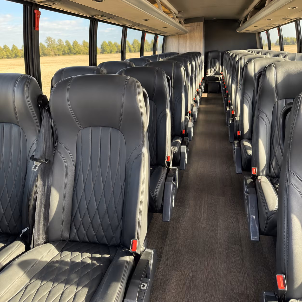 coon rapids 25 passenger minibus inside