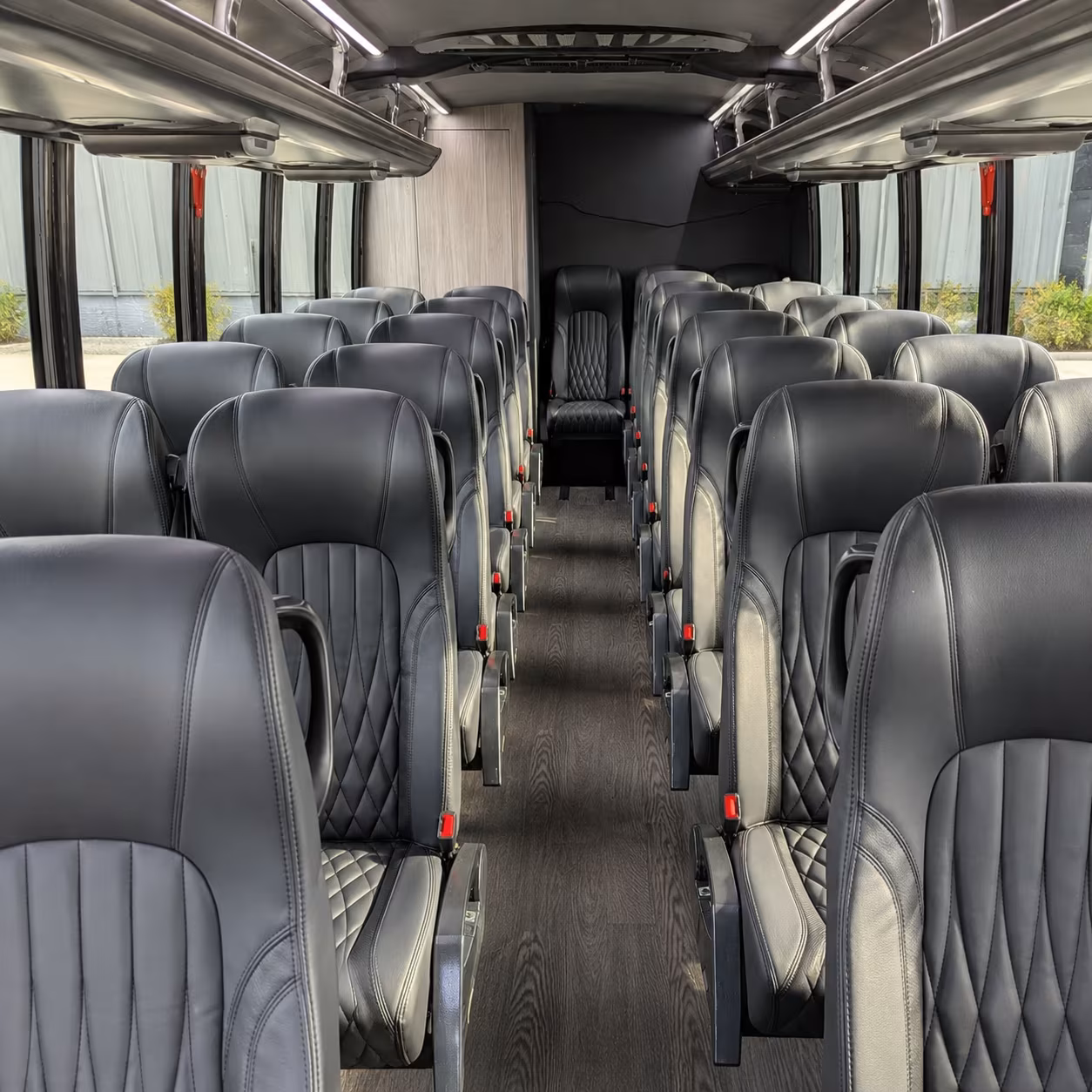 coon rapids 25 passenger minibus interior