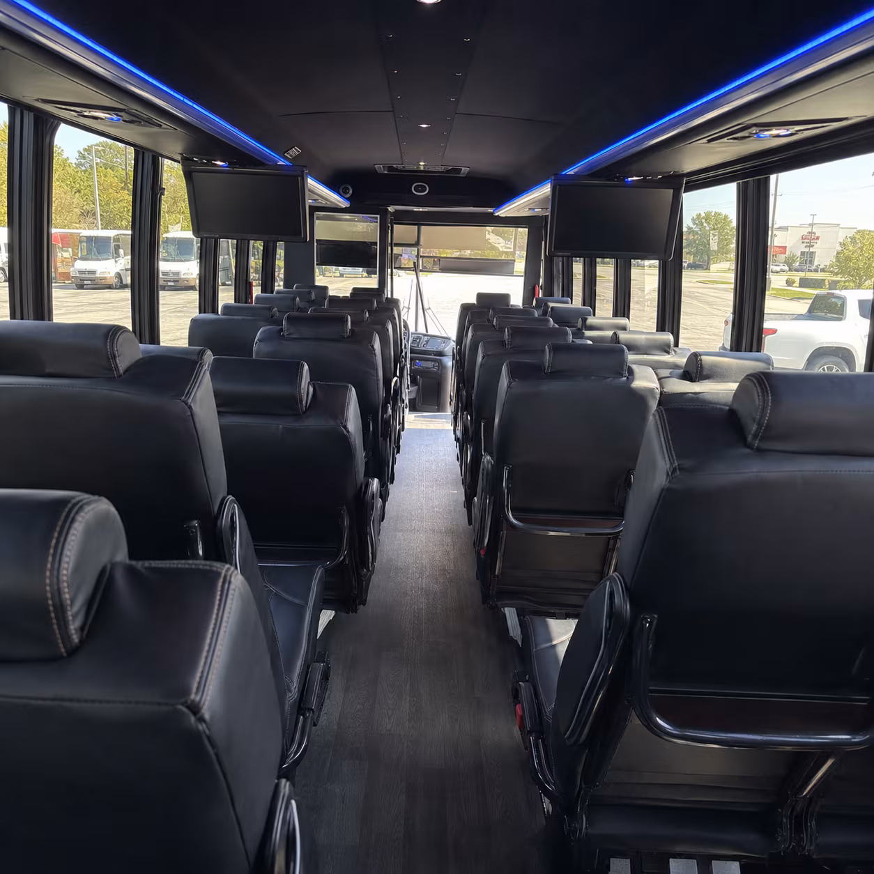 coon rapids 30 passenger minibus inside
