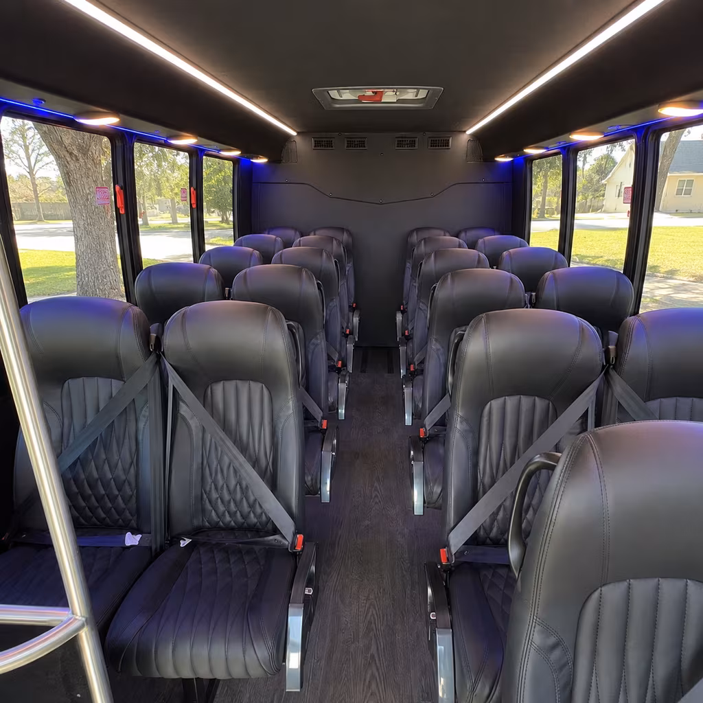 coon rapids 30 passenger minibus interior