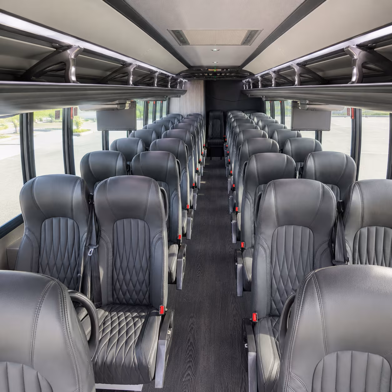 coon rapids 35 passenger minibus inside