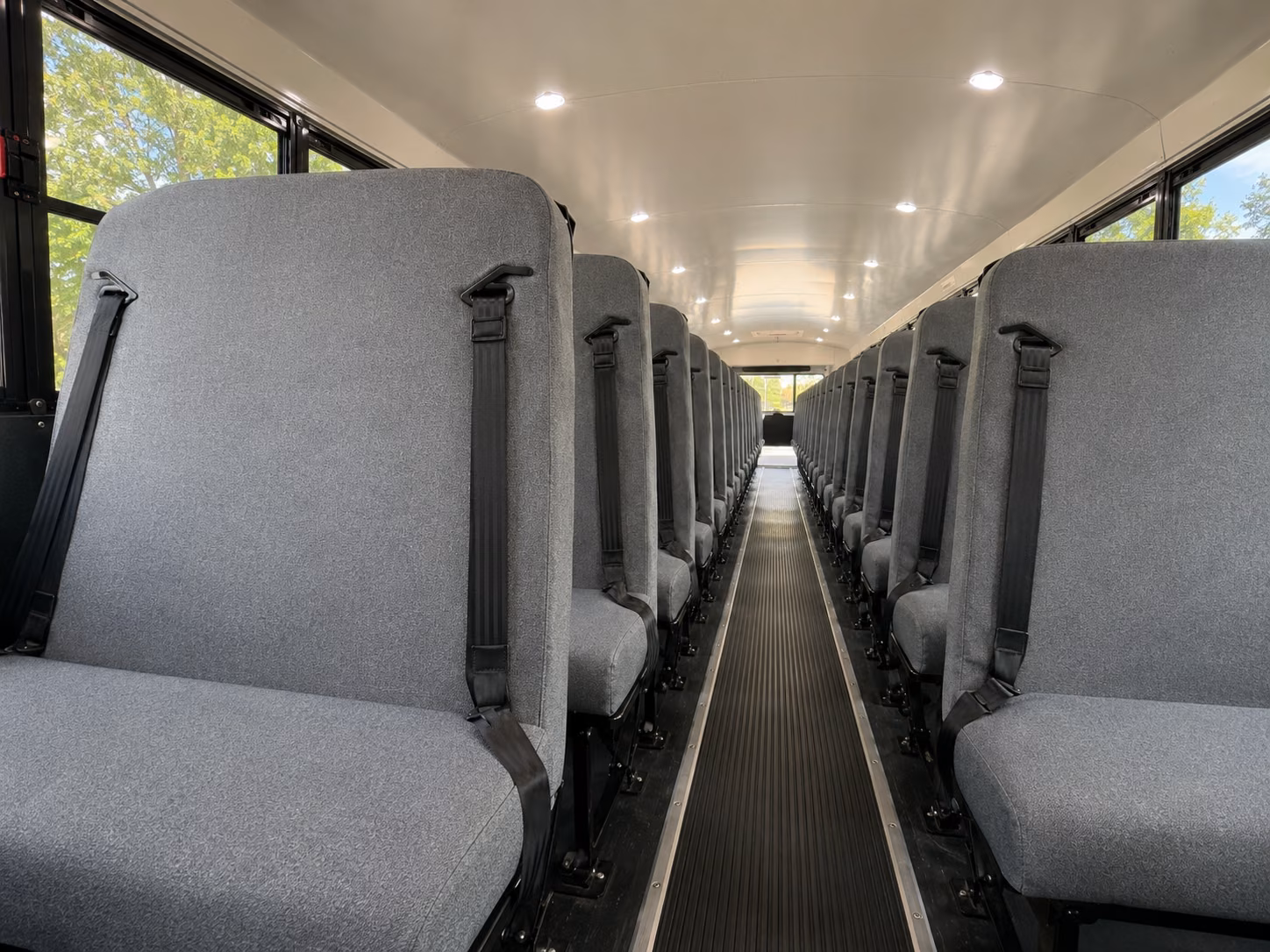 coon rapids school bus inside
